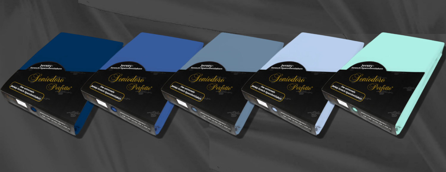 Cool water colors collection banner — EGINO jersey stretch sheets