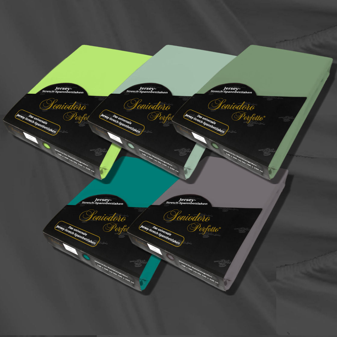 Dark and misty forest colors collection banner — EGINO jersey stretch sheets
